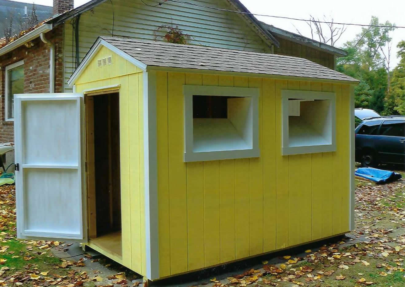 clothing collection shed